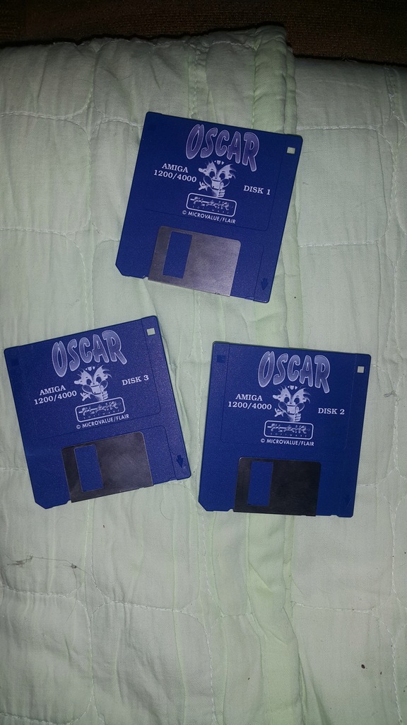Dyskietki do starego komputera Amiga 1200