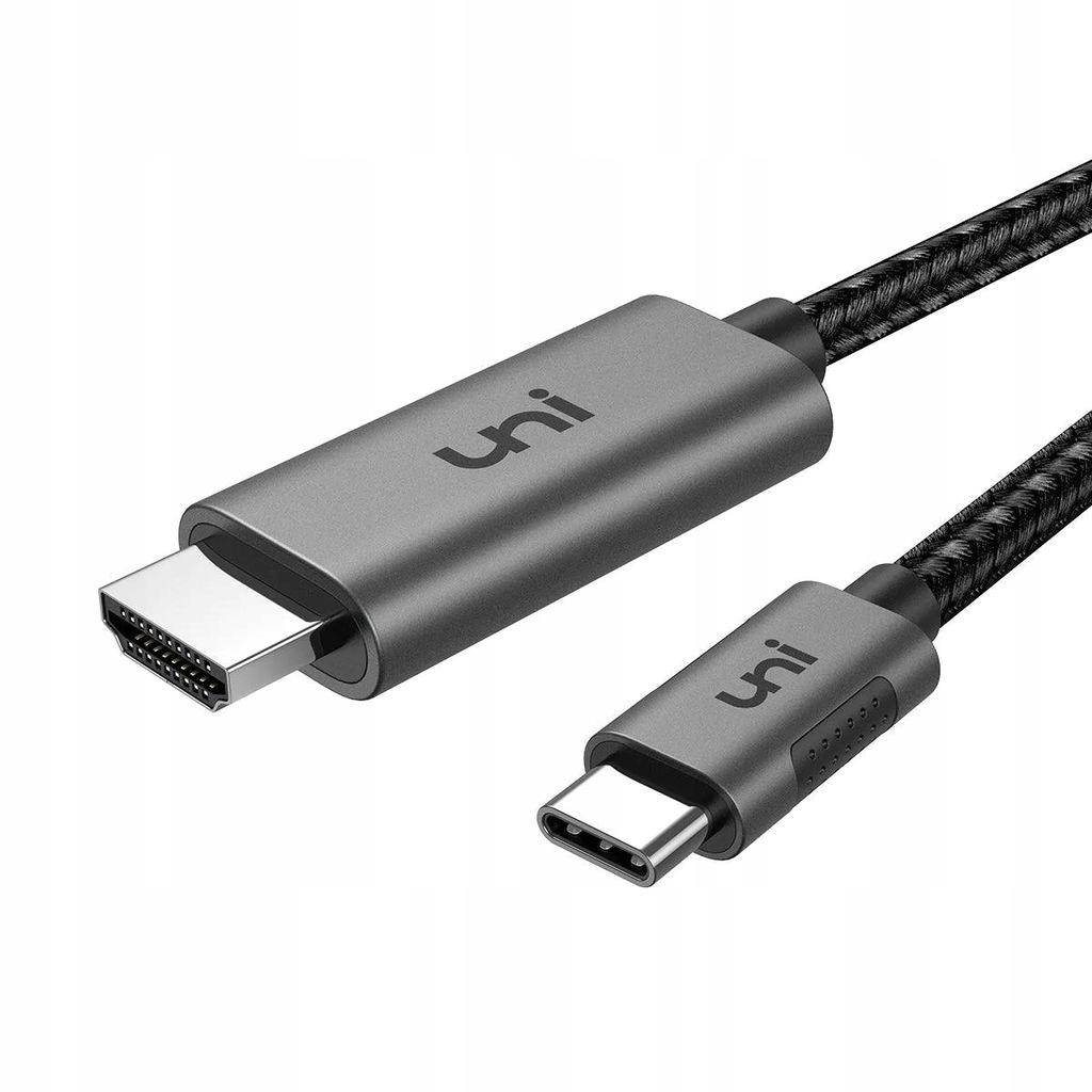 UNI Kabel Adapter USB-C do HDMI 4k 60Hz 0,9m OUTLET