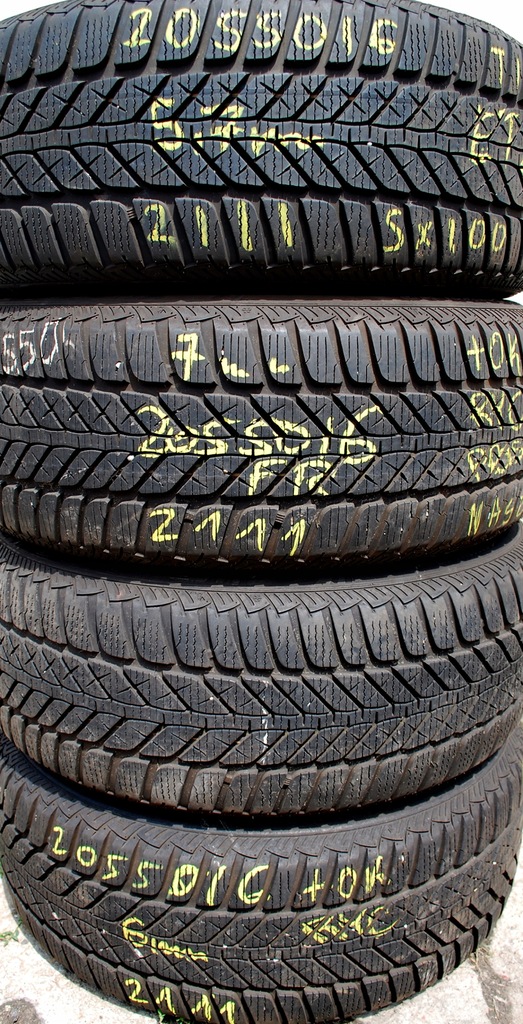 205/50 R16 Fulda Control HP opony zimowe 4x 6,5 mm - 7497125546 ...