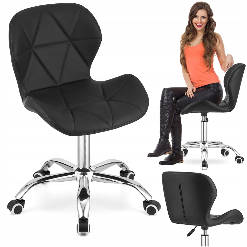 Купить Кресло, вращающийся офисный стул, стеганая экокожа: отзывы, фото ...