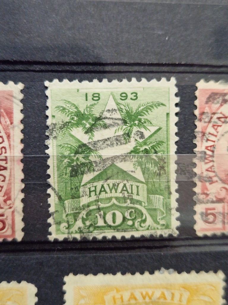 stary znaczek usa hawaje