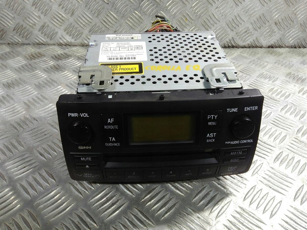 RADIO do TOYOTA COROLLA E12 8612002380 8885724407