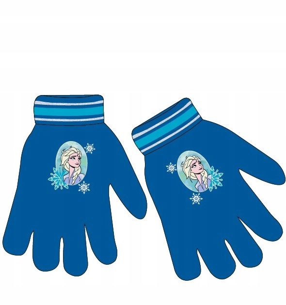 Rękawiczki Kraina Lodu Uniwersalne Niebieskie