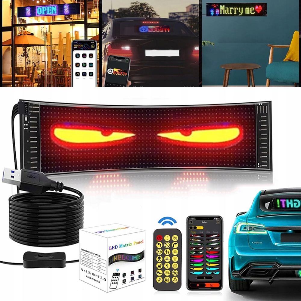 PROGRAMOWALNA TABLICA LED, ELASTYCZNA TABLICA WYNIKÓW LED, WSZECHSTRONNA