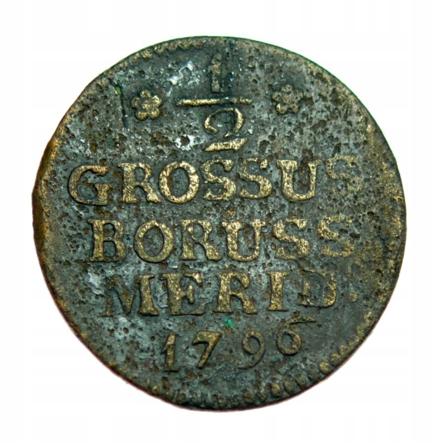 PRUSY PŁD, FRYD. WILH II, 1/2 GROSZA 1796 B (129)