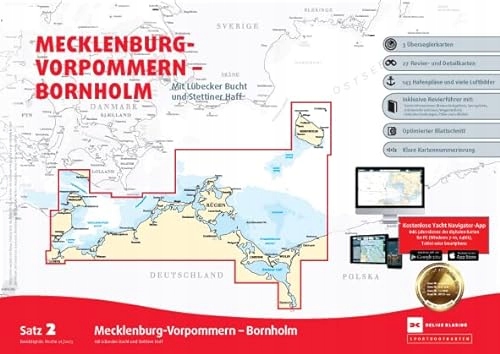 Sportbootkarten Satz 2: Mecklenburg-Vorpommern - B