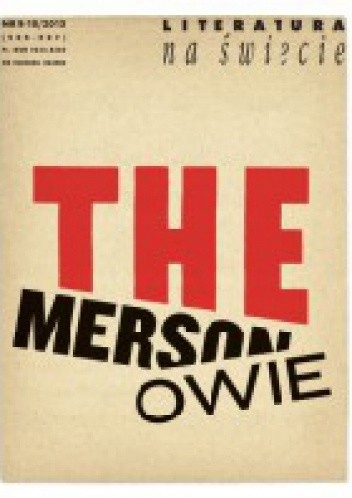 Literatura na świecie The Mersonowie 9/2013