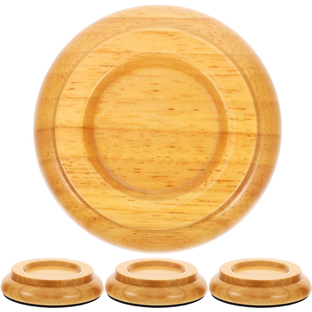 Piano Mat Floor Castors Wooden Table Caster 4 Pcs