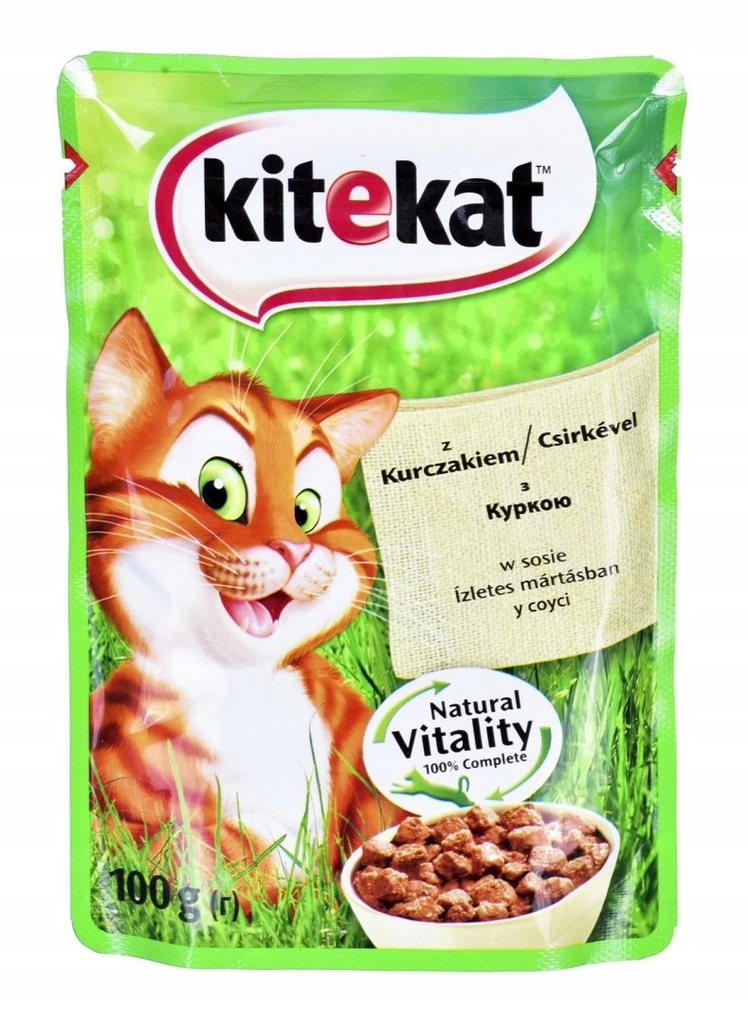 KITEKAT Kurczak w sosie - saszetka 100g