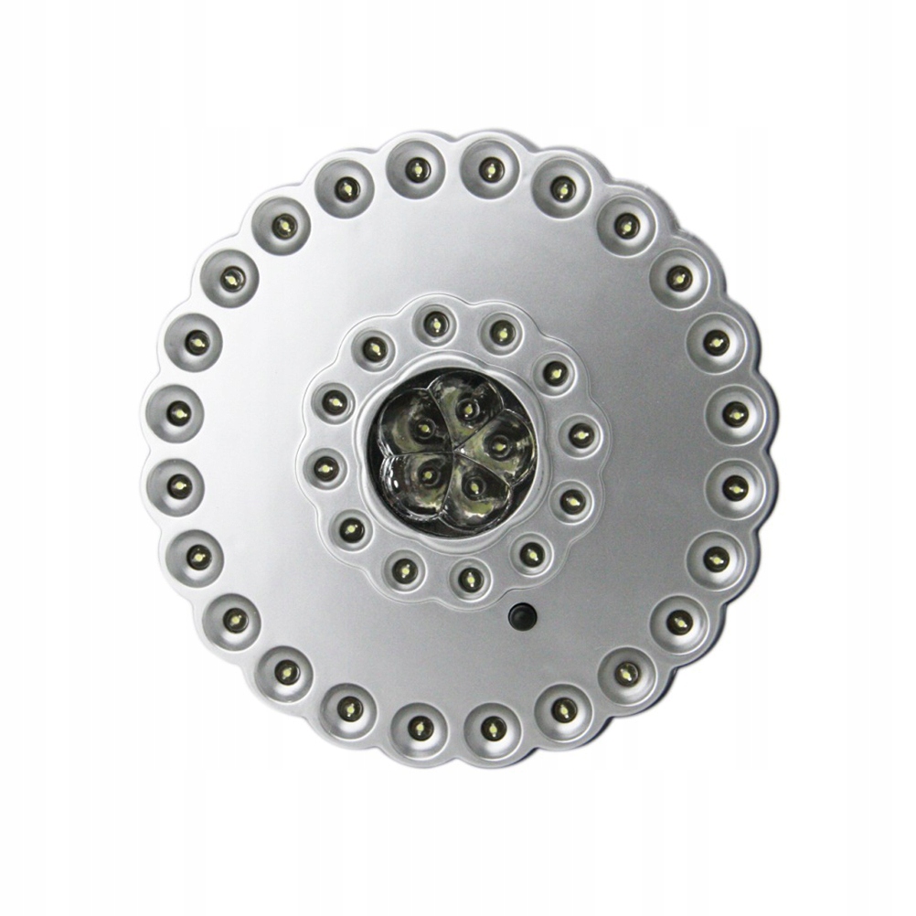 LAMPKI DO BEZPRZEWODOWE 41 LED TRZY TRYBY ŚWIATŁA (SREBRNE)