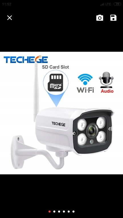 kamera Techage hd - 7868642243 - oficjalne archiwum Allegro