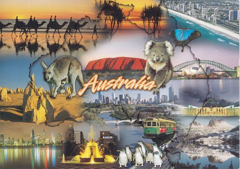 AUSTRALIA - MAPKA