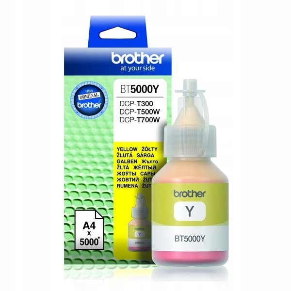 Brother oryginalny ink / tusz BT-5000Y, yellow, 5000s