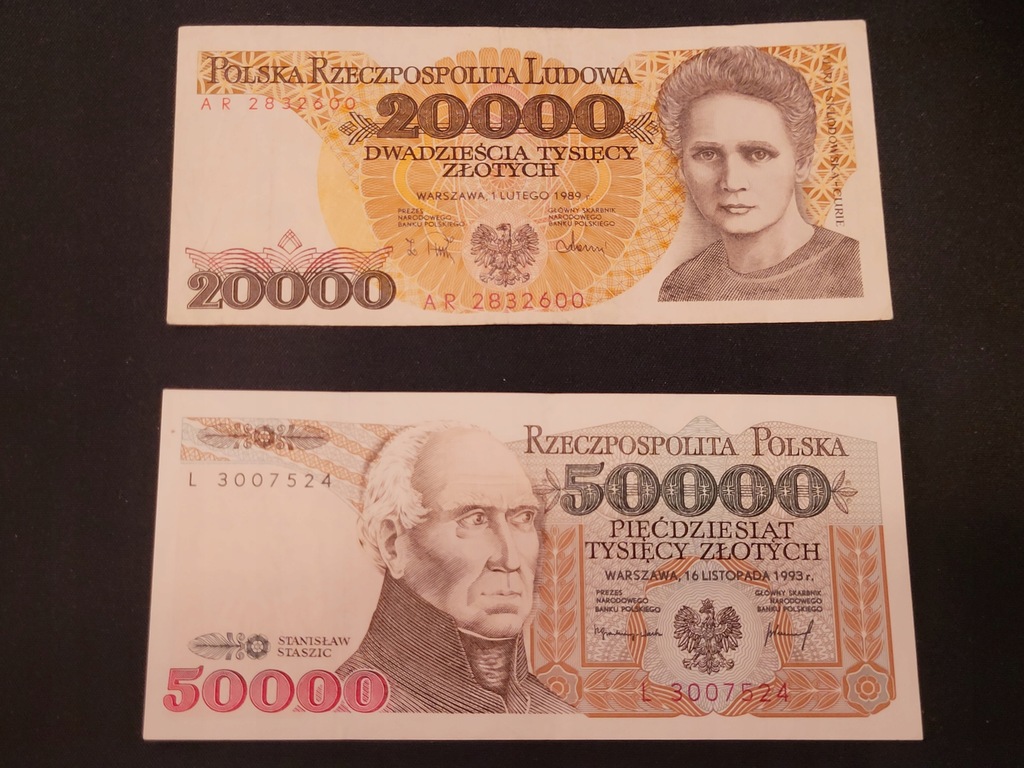 20.000 i 50.000 złotych PRL