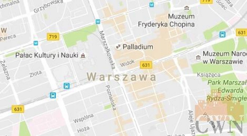 Dom, Warszawa, Śródmieście, 6000 m²
