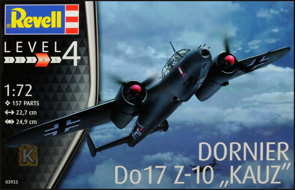 Model 1 72 Revell Dornier Do 17 Z 10 Kauz Oficjalne Archiwum Allegro