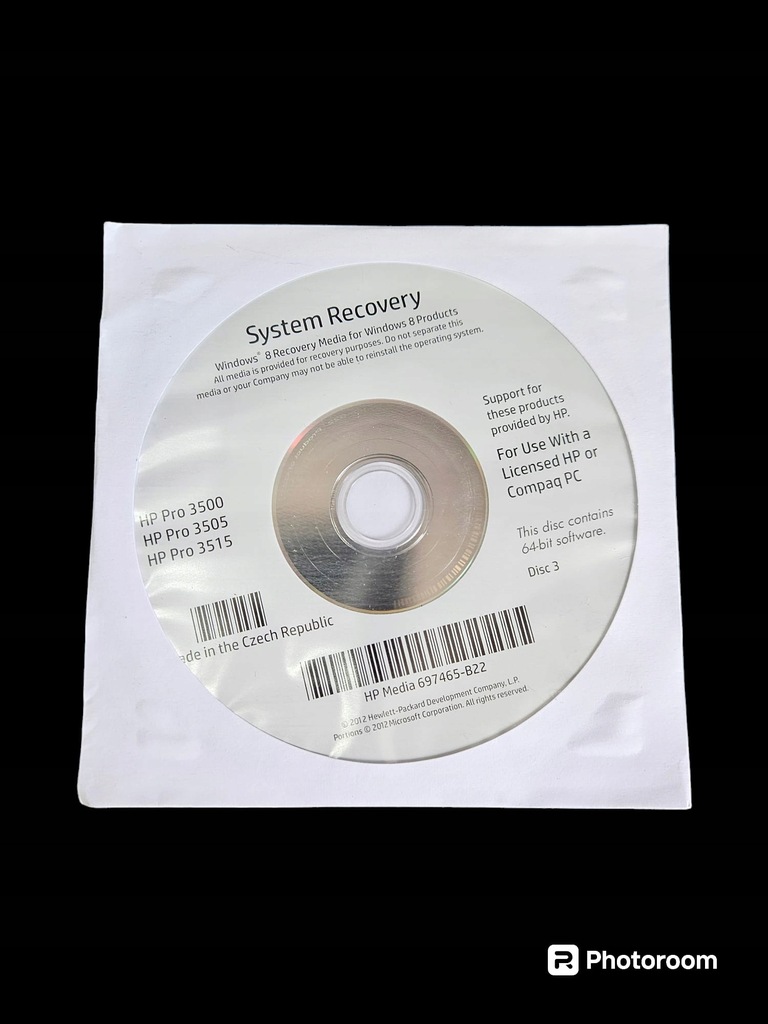 System operacyjny Microsoft Windows 8 SYSTEM RECOVERY