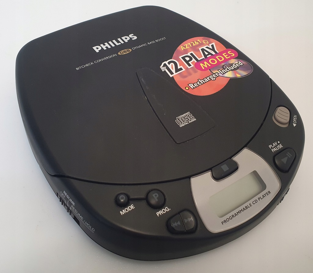 DISCMAN Odtwarzacz CD PHILIPS AZ 7261/00 - 12762302442