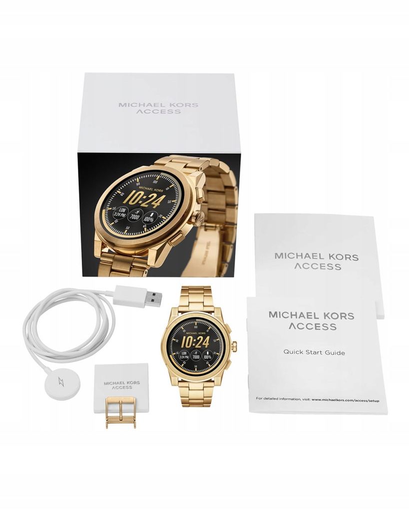 Zegarek SMARTWATCH MICHAEL KORS MKT5026 GRAYSON FV - 7683810739 - oficjalne archiwum Allegro