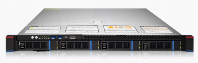 Platforma serwerowa 1U Gooxi SR101-D04R 2x EPYC 7003, 32x DDR4, 4x 3,5" HS