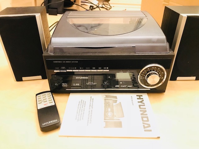 HYUNDAI wieża - CD - GRAMOFON - KASETA - MP3