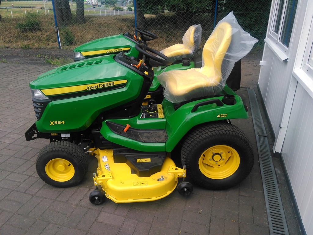 Traktorek kosiarka samojezdna John Deere X584 7406164019 oficjalne