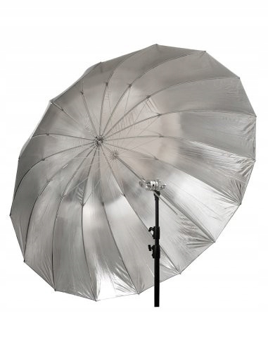 GlareOne Głęboki parasol 160cm srebrny Orb 160
