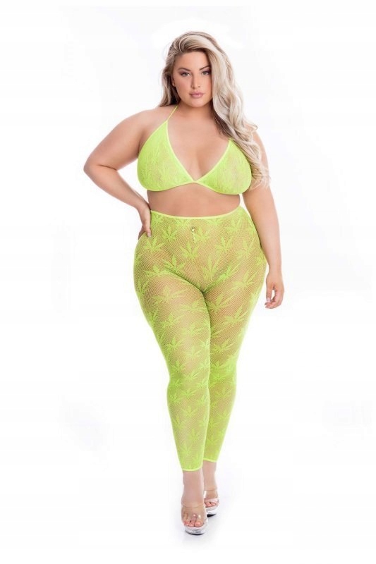 ALL ABOUT LEAF BRA SET GRN, PLUS SIZE Boss of toys