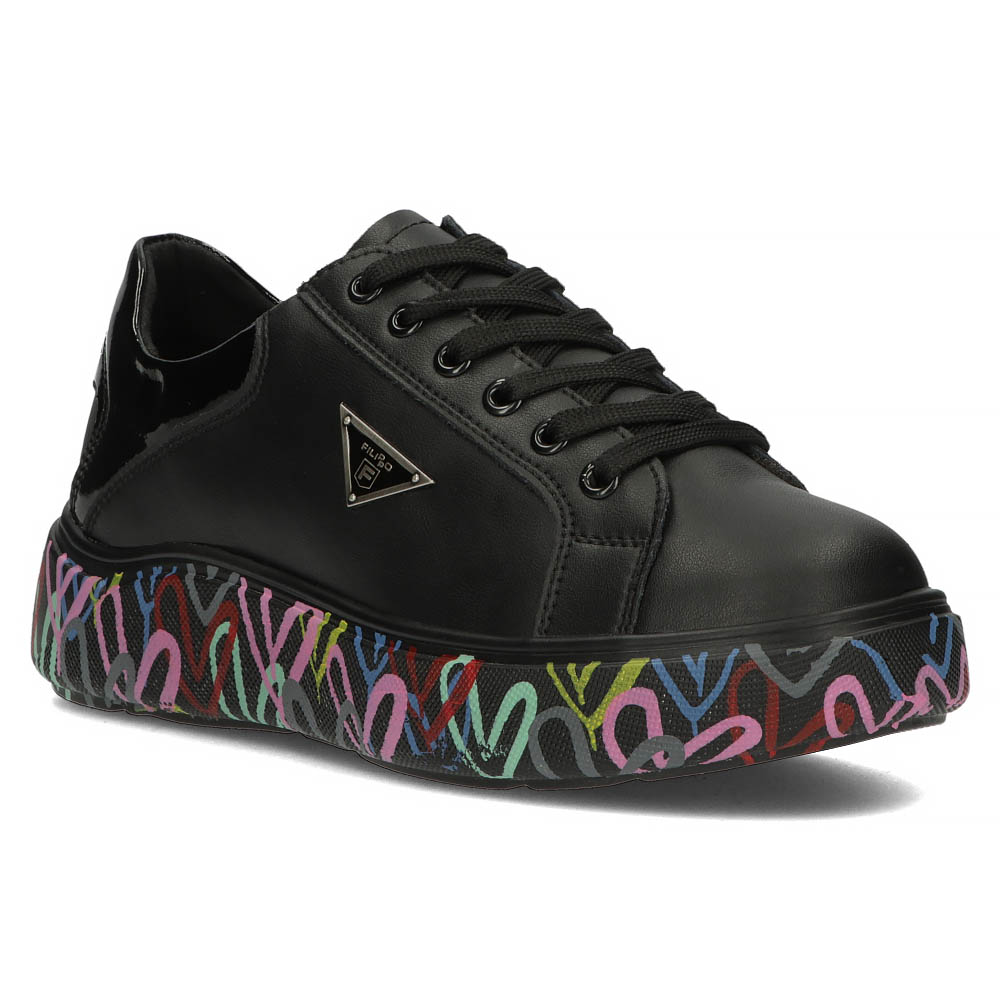 Buty sneakersy damskie skórzane Filippo DP4480 38