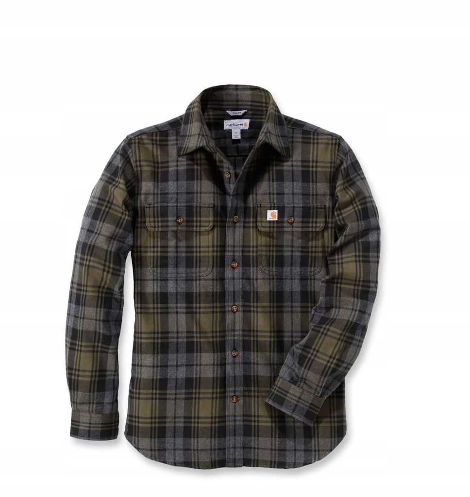 CARHARTT KOSZULA FLANELOWA SLIM MOSS XXL SALE