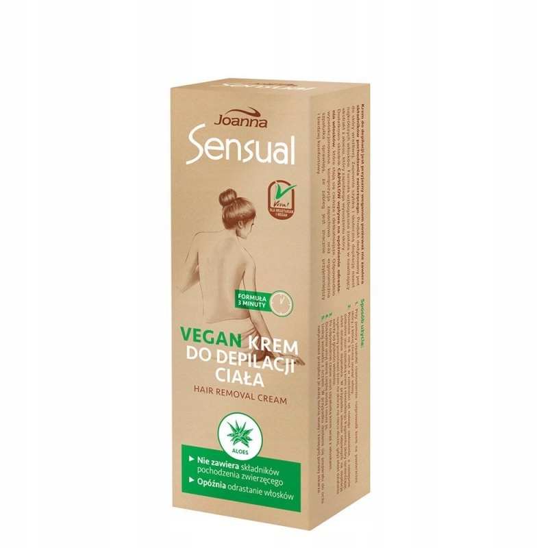 Sensual krem do depilacji ciała Vegan z Aloesem 10