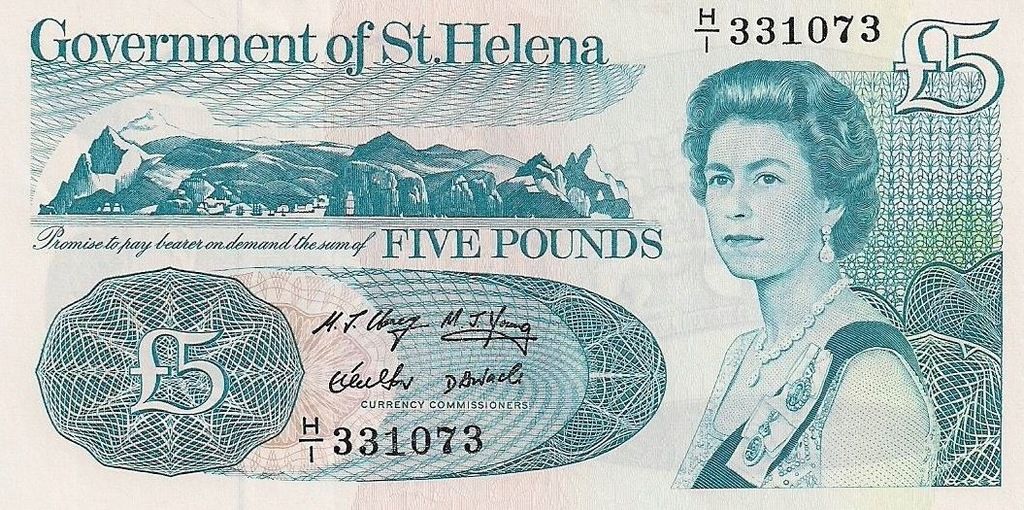 ST. HELENA 5 Pounds 1998 P-11 UNC