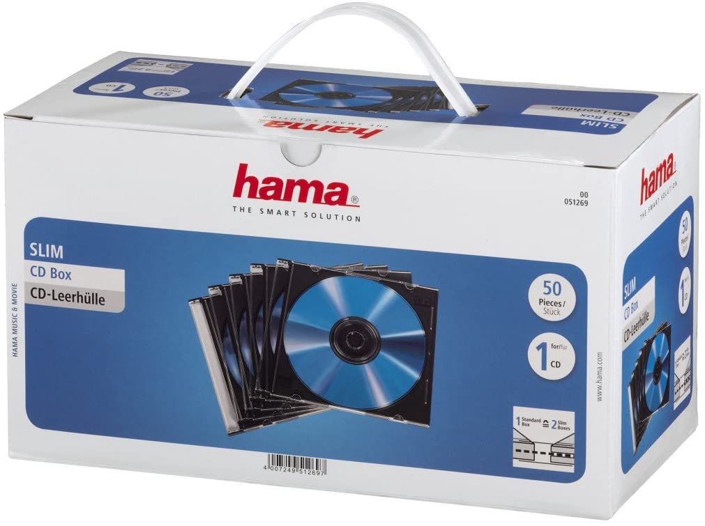 Hama Slim CD Box 50szt etui na płyty P4.56T