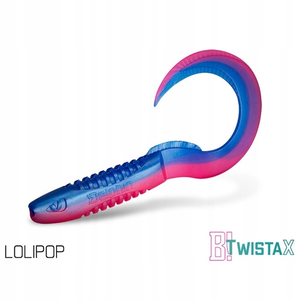 Delphin TwistaX Eeltail UVs 6cm Lolipop 5.szt