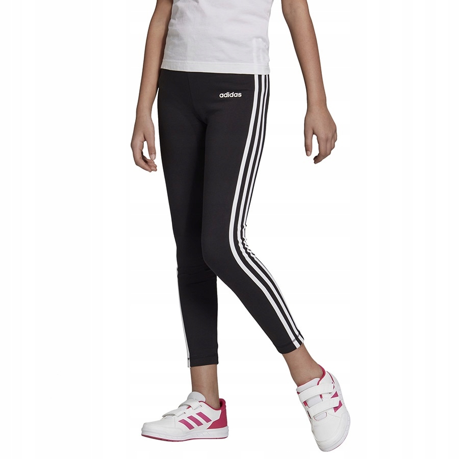 ADIDAS YG E 3S TIGHT (164 CM) Legginsy Dziecięce