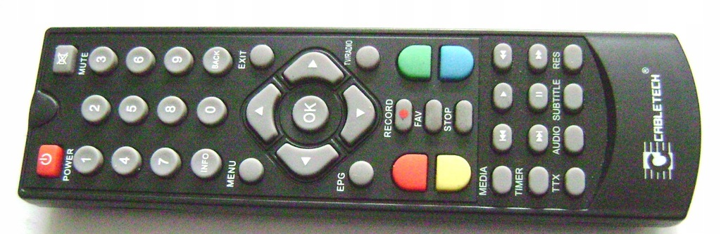 PILOT do tunera dekodera CABLETECH URZ0194 DVB-T