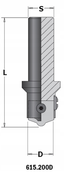 CMT 615.200D Korpus freza