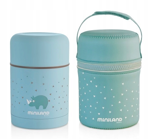 Termos Miniland Silky Foos Thermos 0,6 l odcienie niebieskiego