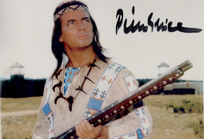 Pierre Brice-WINNETOU  - autograf -aukcja dla Kuby