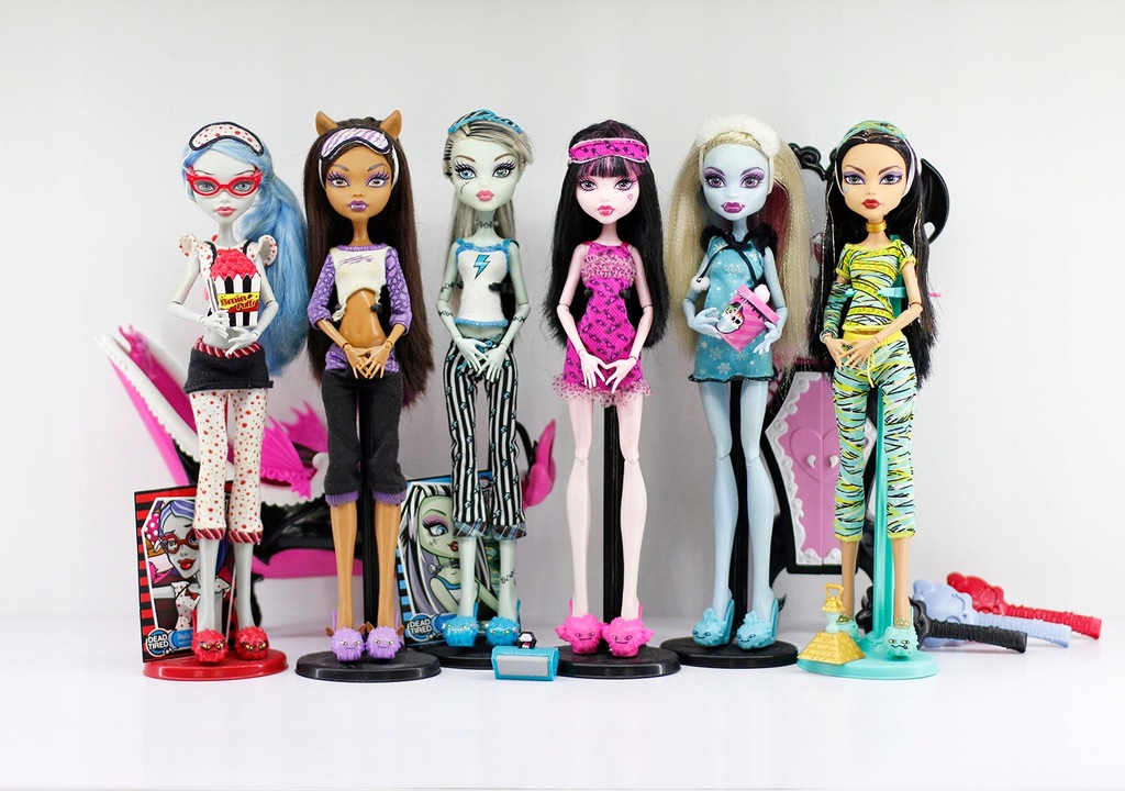 Monster High Zestaw Lalek Dead Tired Pizama Unikat 8022164890 Oficjalne Archiwum Allegro