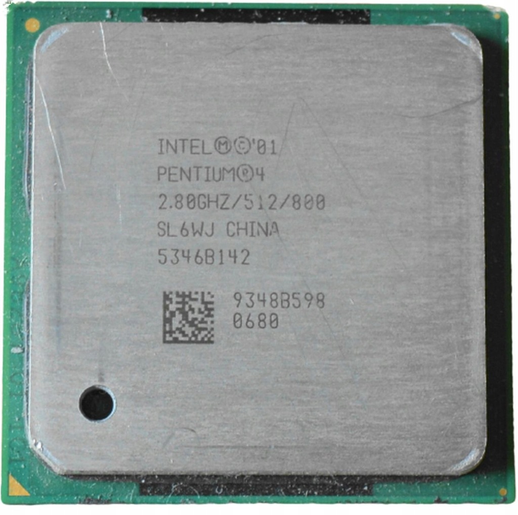 Procesor Intel Pentium 4 2,8 GHz/512/800 SL6WJ