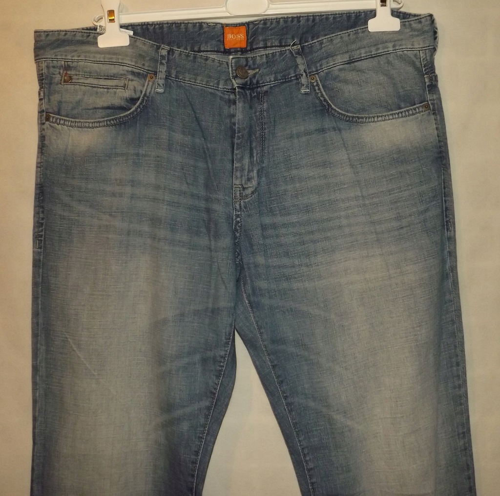 HUGO BOSS ORANGE__MĘSKIE SPODNIE JEANSOWE W38 L32