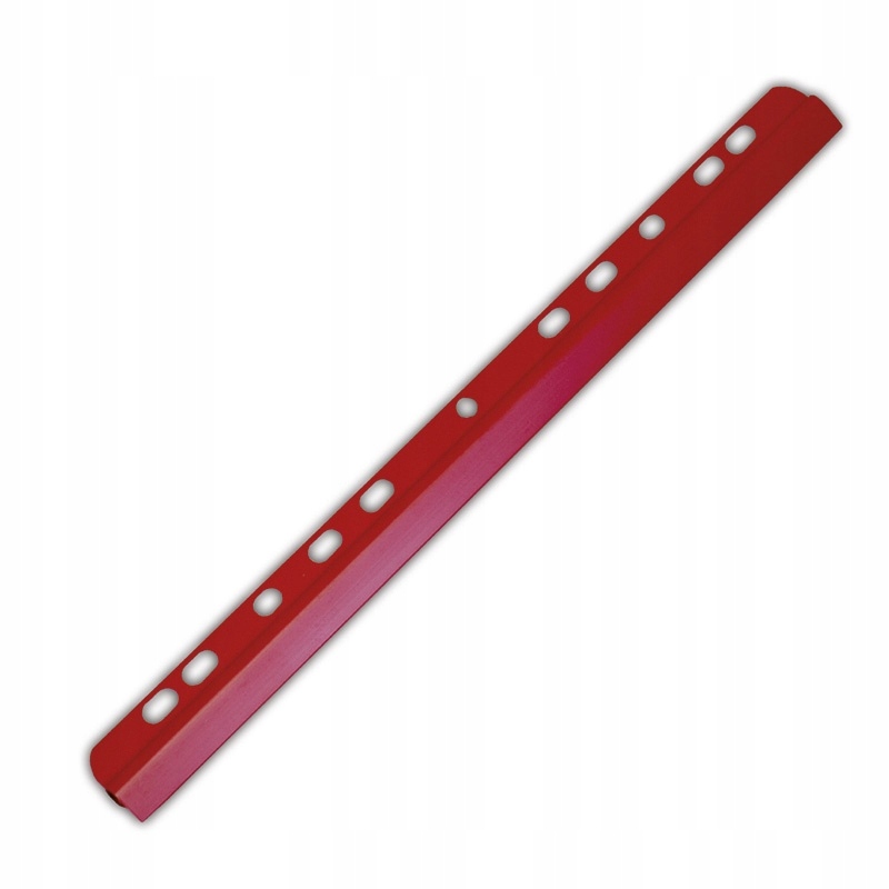 Listwa zaciskająca PVC A4 6mm czerwona 10szt