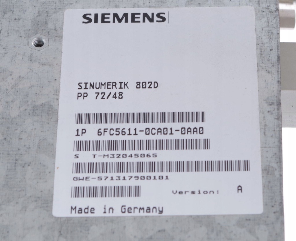 Купить SIEMENS SINUMERIK 802 D PP 72/48 6FC56110CA010AA отзывы, фото и характеристики на