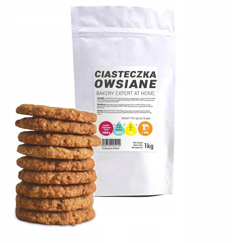 Ciasteczka Owsiane 1 kg | Gotowa Mieszaka