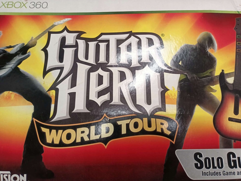 XBOX 360 GITARA GUITAR HERO WORLD TOUR
