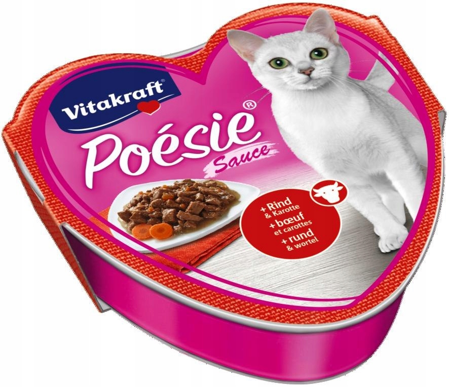 VITAKRAFT POESIE SOS wołowina/marchewka 85g d/kot