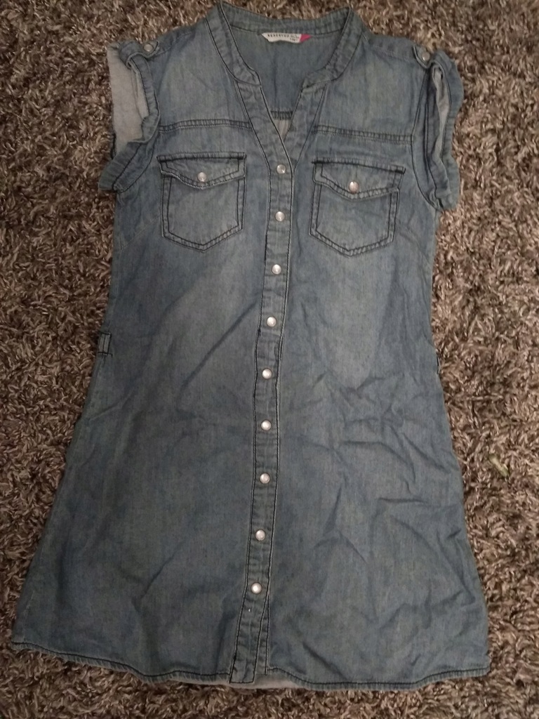 Sukienka z cienkiego jeansu Reserved r. 140 cm