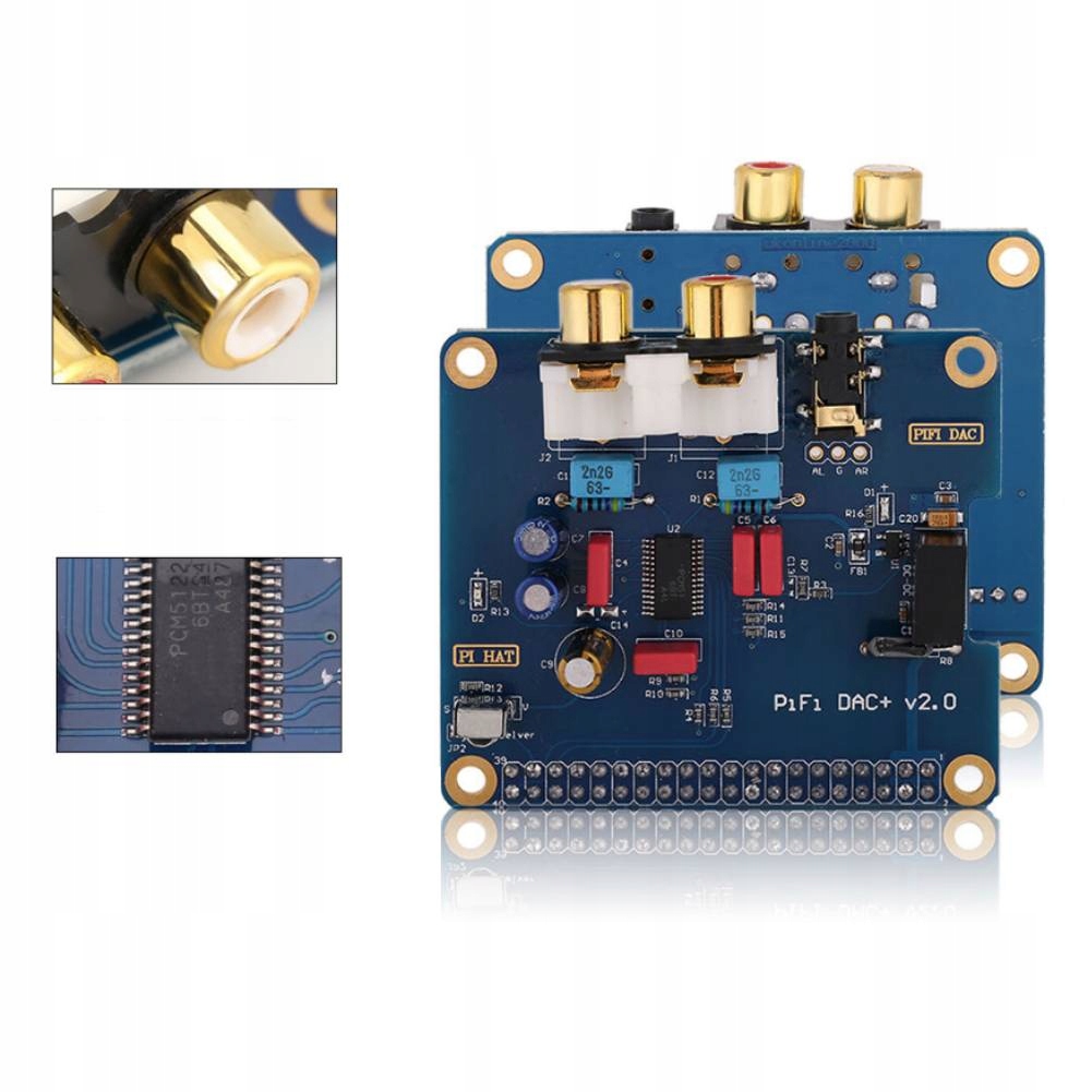 KARTA DŹWIĘKOWA DLA RASPBERRY PI HIFI DAC