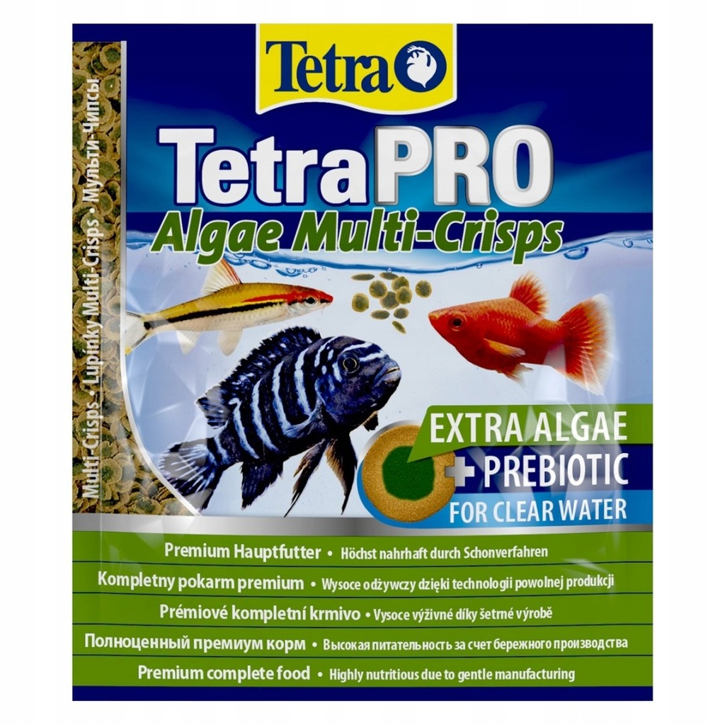 Tetra PRO Algae Multi-Crisps 12g - pokarm wzmacnia
